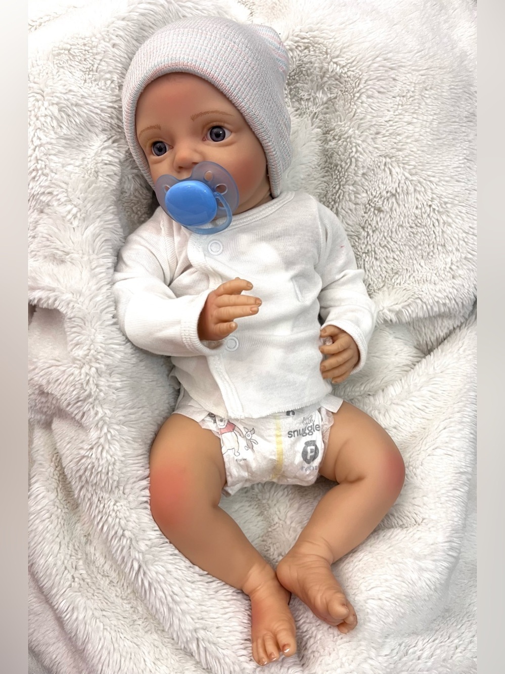 Reborn Kinby Prepainted Baby Nathan Newborn Preemie Realistic Doll